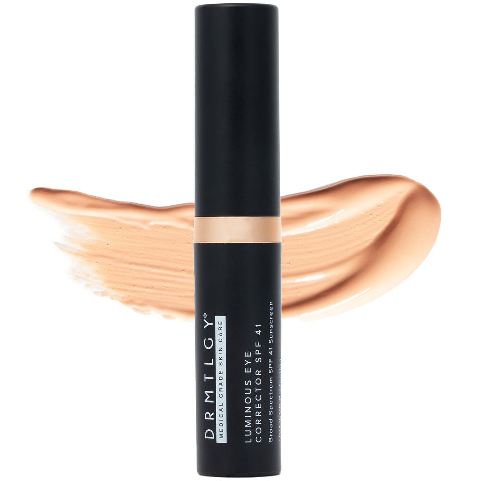 DRMTLGY front tube showing product and compact travel size benefit