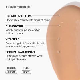 DRMTLGY dispensing product on hand demonstrating easy application