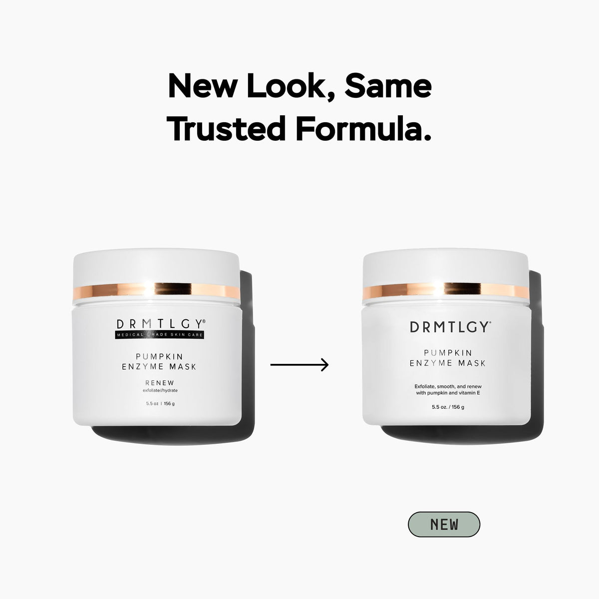 DRMTLGY creamy mask texture close-up highlighting smooth formula for gentle exfoliation