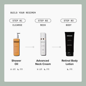 DRMTLGY with shea butter and ceramides illustrating deep hydration