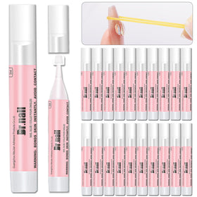 Dr.nail front packaging showing 20 sealed glue tubes and product benefits