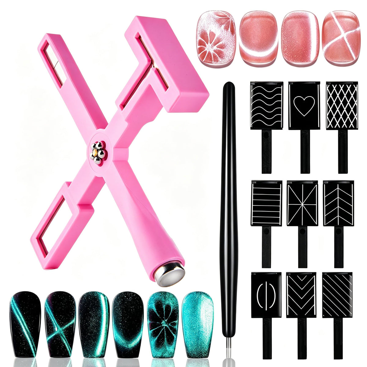 Dr.nail front packaging and kit laid out showing complete tools and benefits