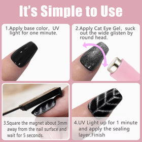 Dr.nail magnet head with silicone sleeve close-up protecting tool from scratches