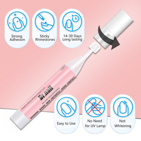 Dr.nail tubes in a small travel bag highlighting portability and convenience