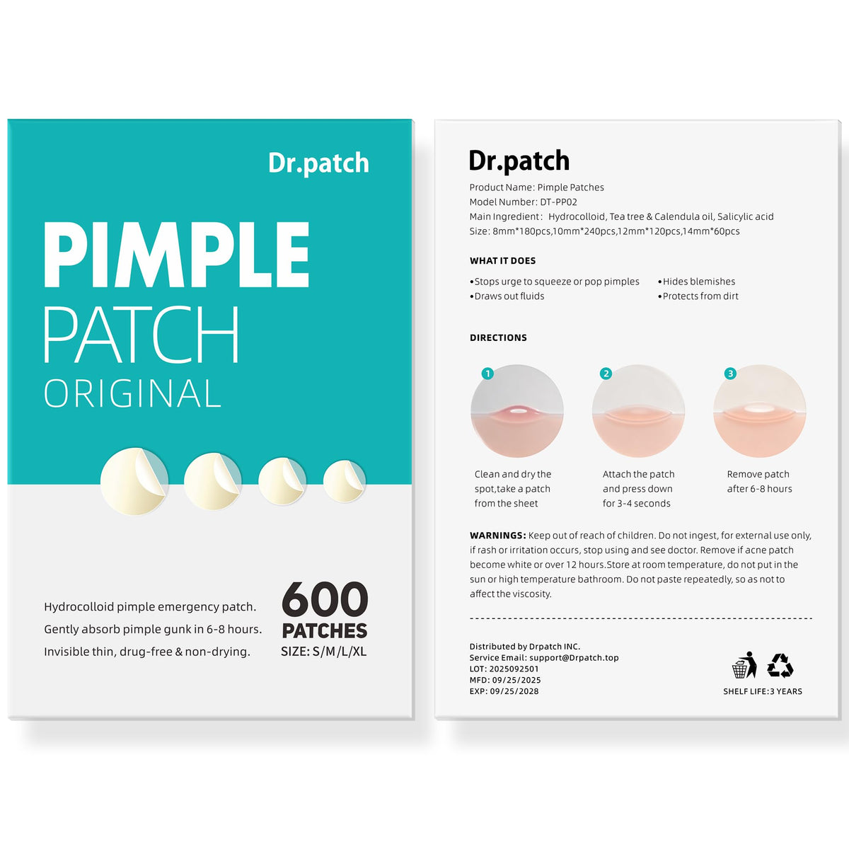 Dr.patch lifestyle image of woman outdoors wearing patch discreetly for confidence
