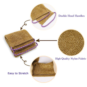 Dr.Pedi close-up of nylon mesh texture for effective exfoliation benefit