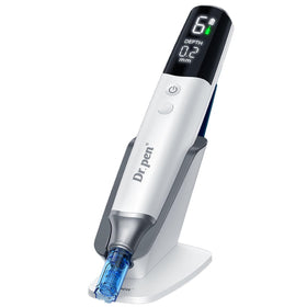 Dr.pen M9 front view showing compact body and ergonomic grip for easy use