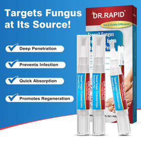 DR.RAPID 5ml pen next to ruler showing compact size benefit