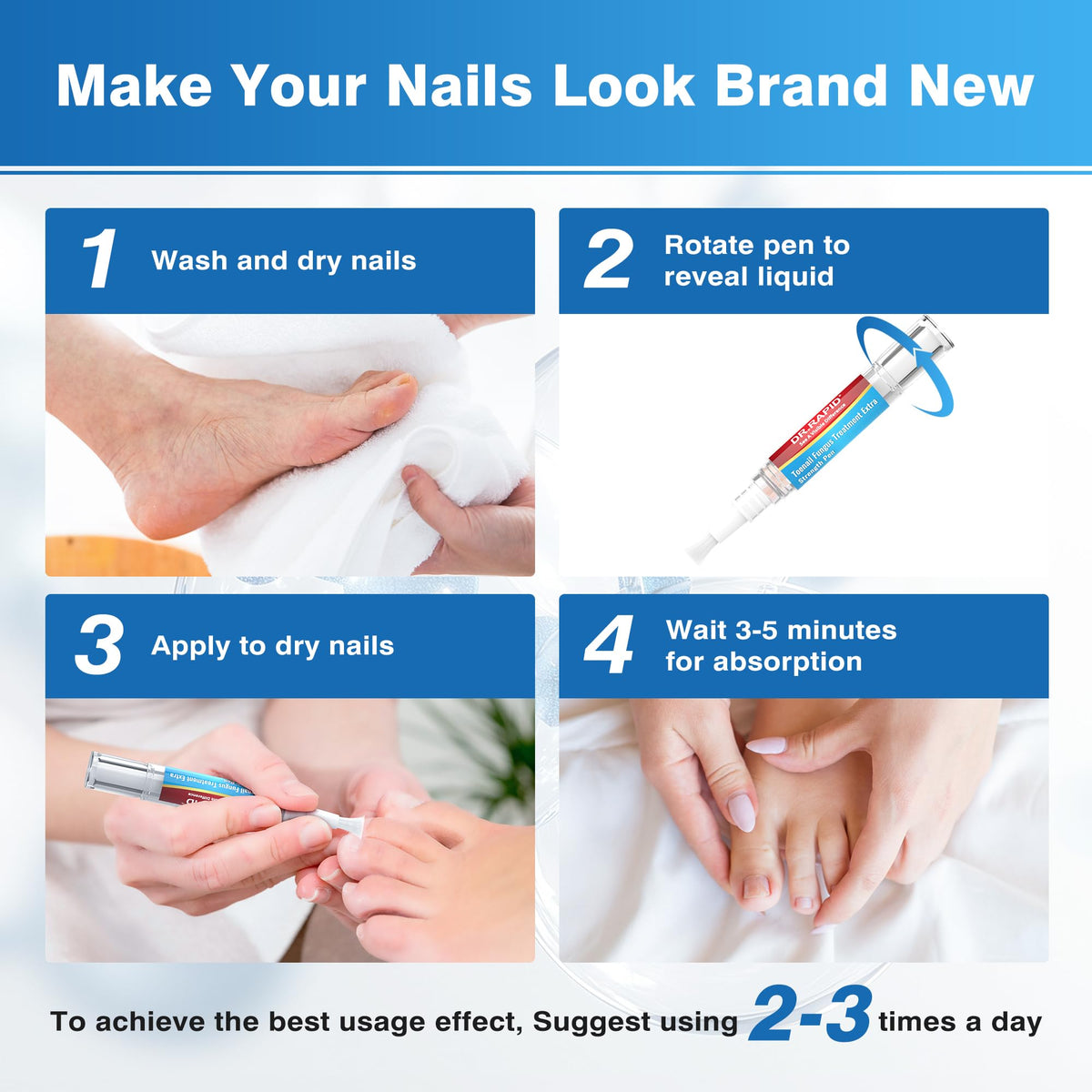 DR.RAPID pen inside travel kit for on-the-go nail care
