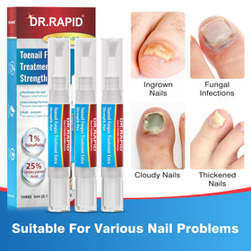 DR.RAPID three-pack layout emphasizing value and portability
