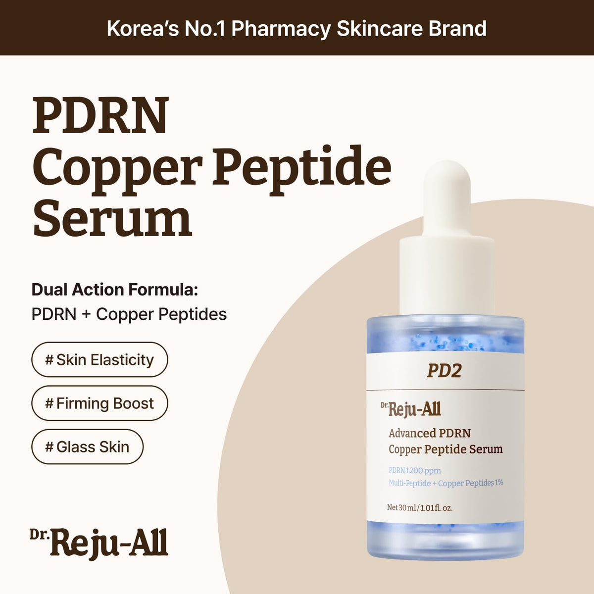 Dr.Reju-All dropper dispensing serum emphasizing precise dosing and hygienic use
