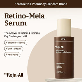 Dr.Reju-All serum pump dispensing silky texture to illustrate easy absorption benefit