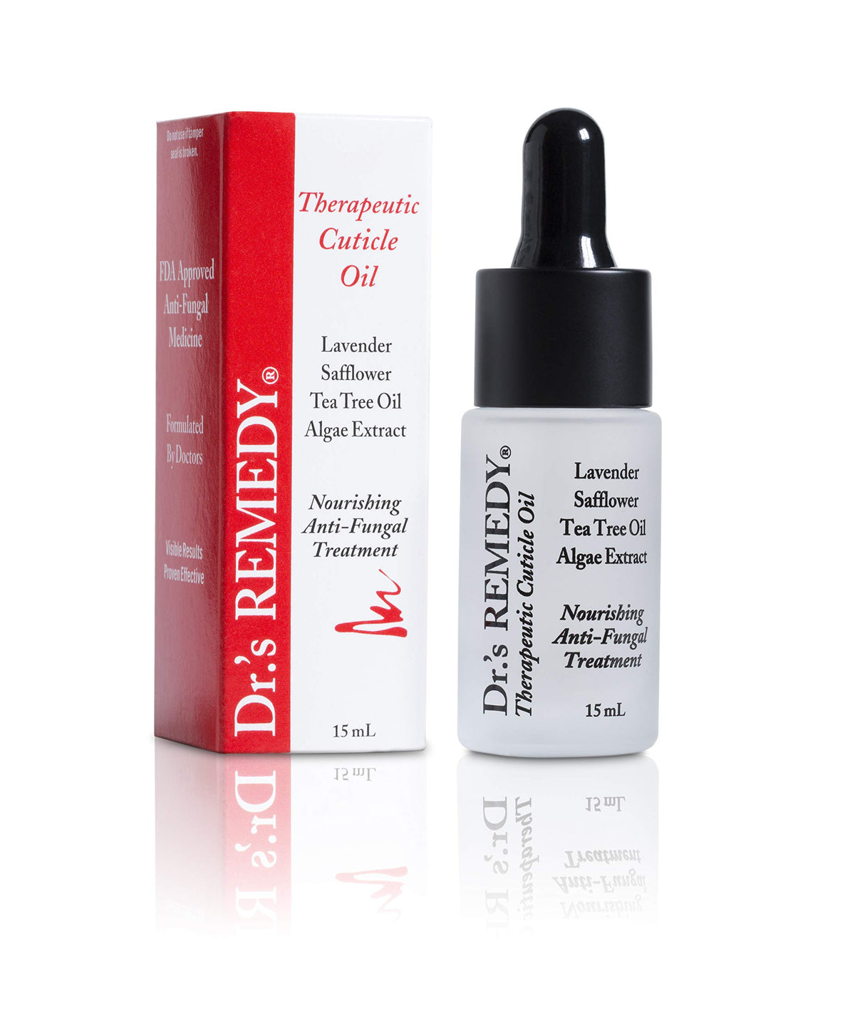 Dr.'s Remedy cap and applicator close-up highlighting precise control