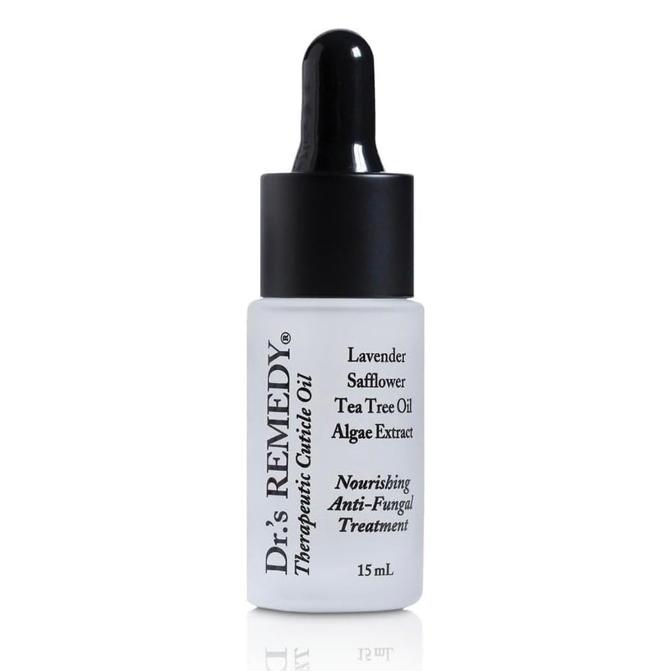 Dr.'s Remedy bottle front view showing label and compact size for travel