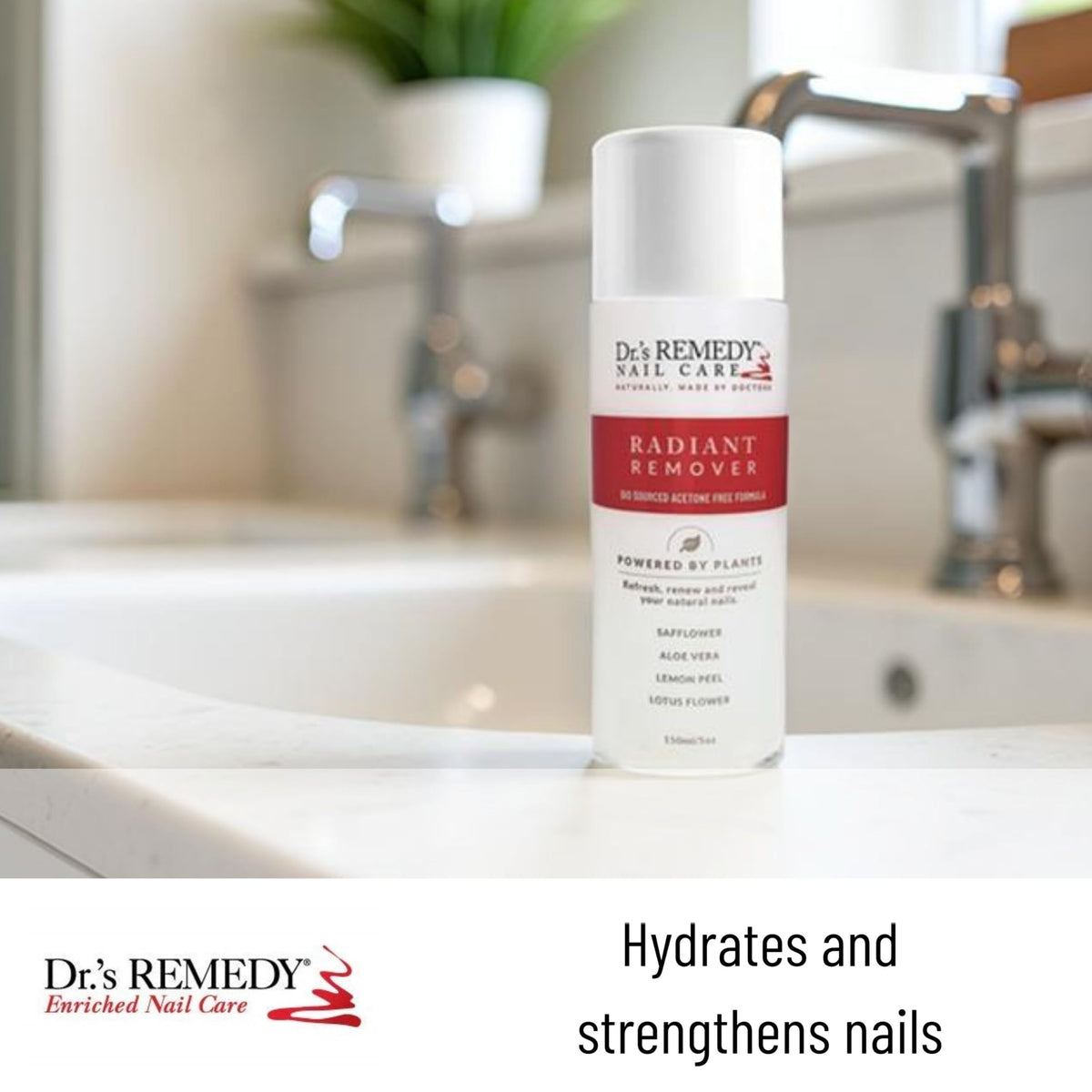 Dr.'s Remedy safflower ingredient shot showing nourishing botanical benefit