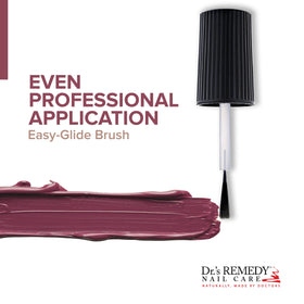Dr.'s Remedy Total Two-in-One Glaze bottle detail highlighting strengthening formula