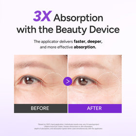 Dr.twentyproject cream texture swatch revealing smooth collagen-rich formula for hydration