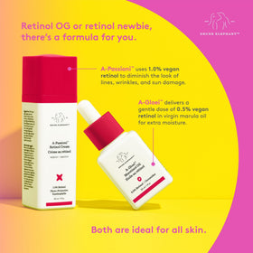Drunk Elephant cream being applied to cheek demonstrating gentle layering and absorption