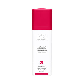 Drunk Elephant front packaging showing product name and clean clinical design benefiting clarity
