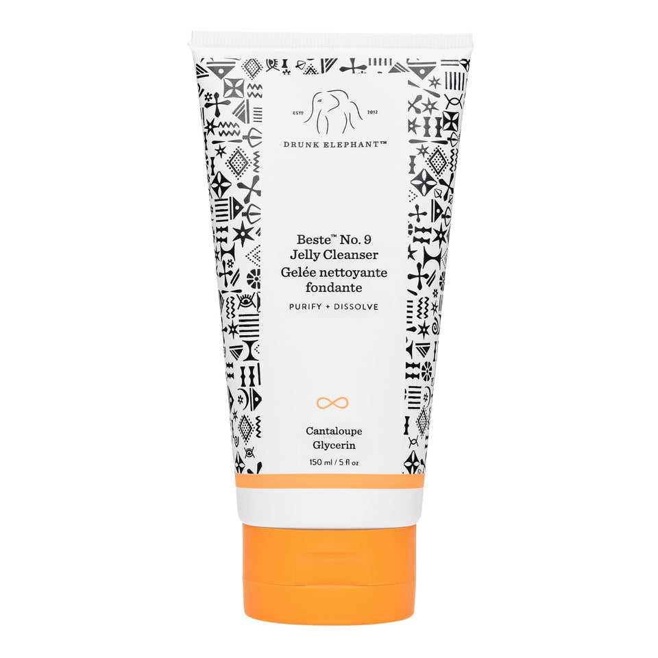 Drunk Elephant front packaging showing product label and volume for travel convenience