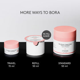 Drunk Elephant Bora paired with serum illustrating mixing and layering benefits