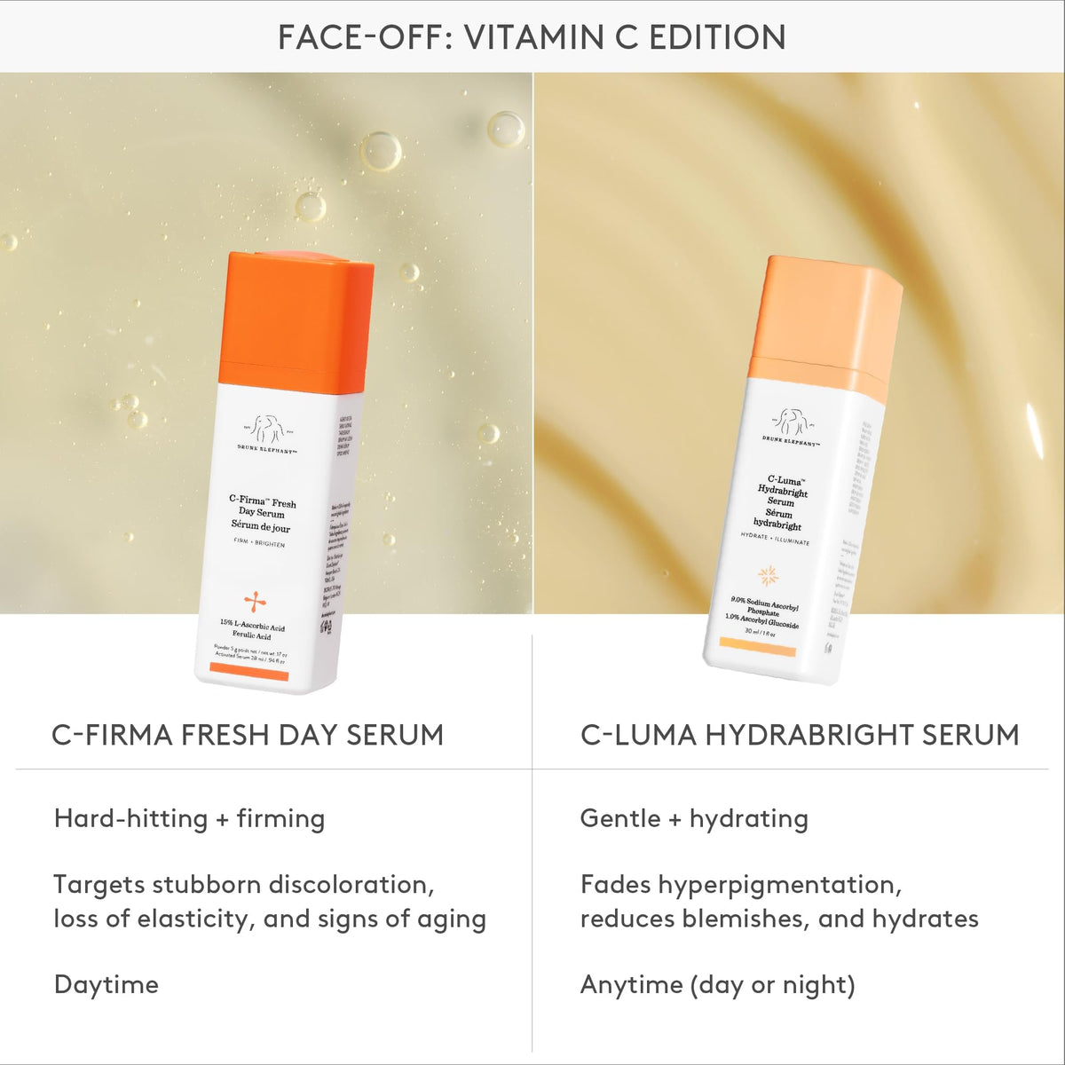 Drunk Elephant styled bathroom scene showing product integrated into daily skincare