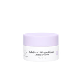 Drunk Elephant Lala Retro front jar view showing compact packaging and travel-friendly size