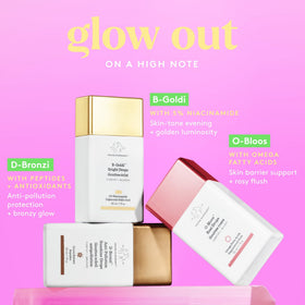 Drunk Elephant on bathroom vanity styled to suggest everyday routine