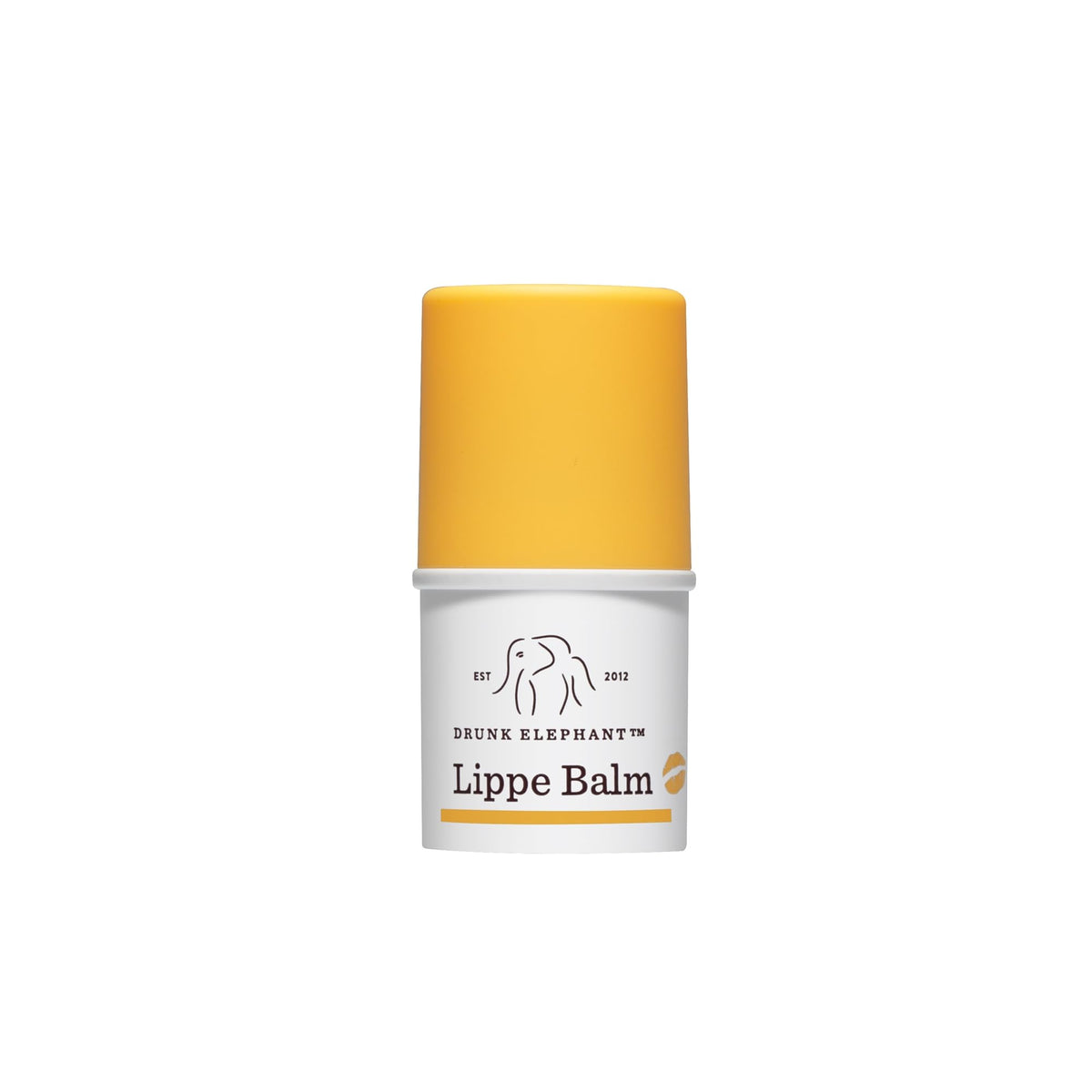 Drunk Elephant Lippe Balm front tube showing packaging and quick hydration benefit