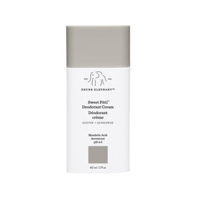 Drunk Elephant jar front view showing clean packaging and gentle deodorant