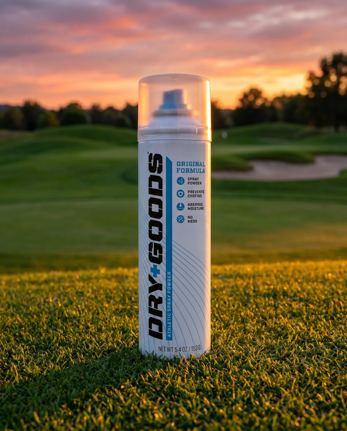 Dry Goods applied to athlete's thighs during activity to prevent chafing and irritation