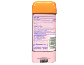 Dry Idea clear gel texture on skin showing quick-dry, non-sticky feel