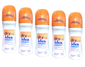 Dry Idea front packaging showing Fresh Linen roll-on for reliable odor protection