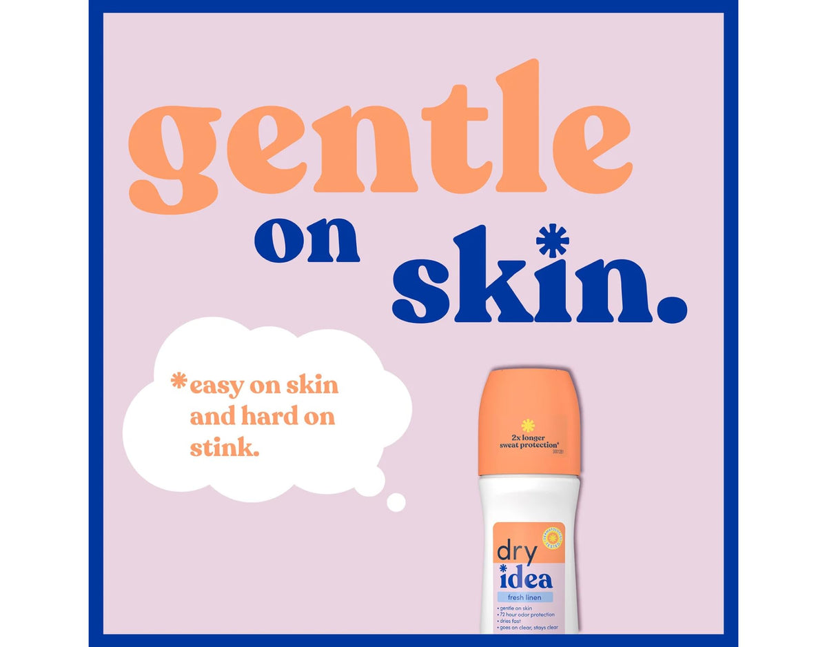 Dry Idea Fresh Linen scent visual conveying light clean fragrance