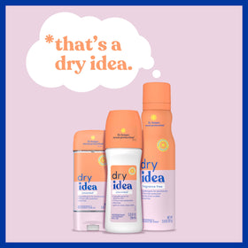 Dry Idea six-pack boxed set demonstrating value, stock-up convenience and reliability
