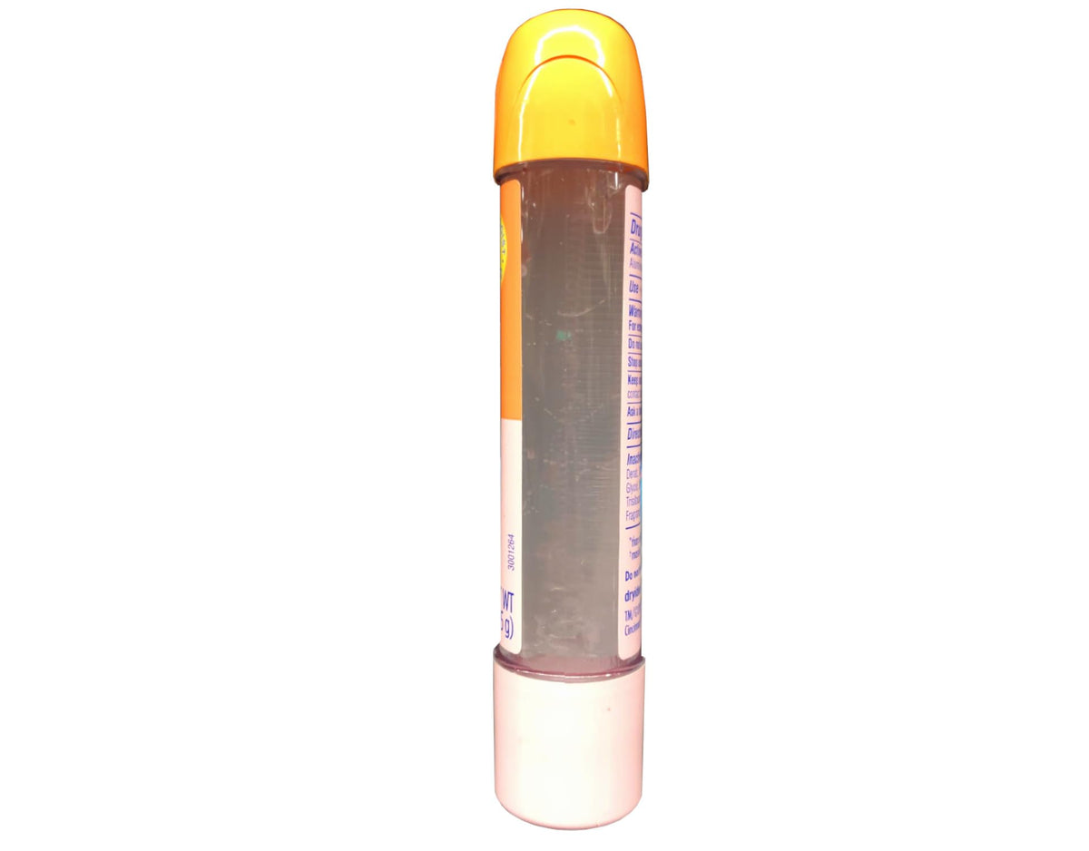 Dry Idea tube held in hand showing compact 3.0 ounce travel-friendly size