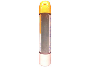 Dry Idea tube held in hand showing compact 3.0 ounce travel-friendly size