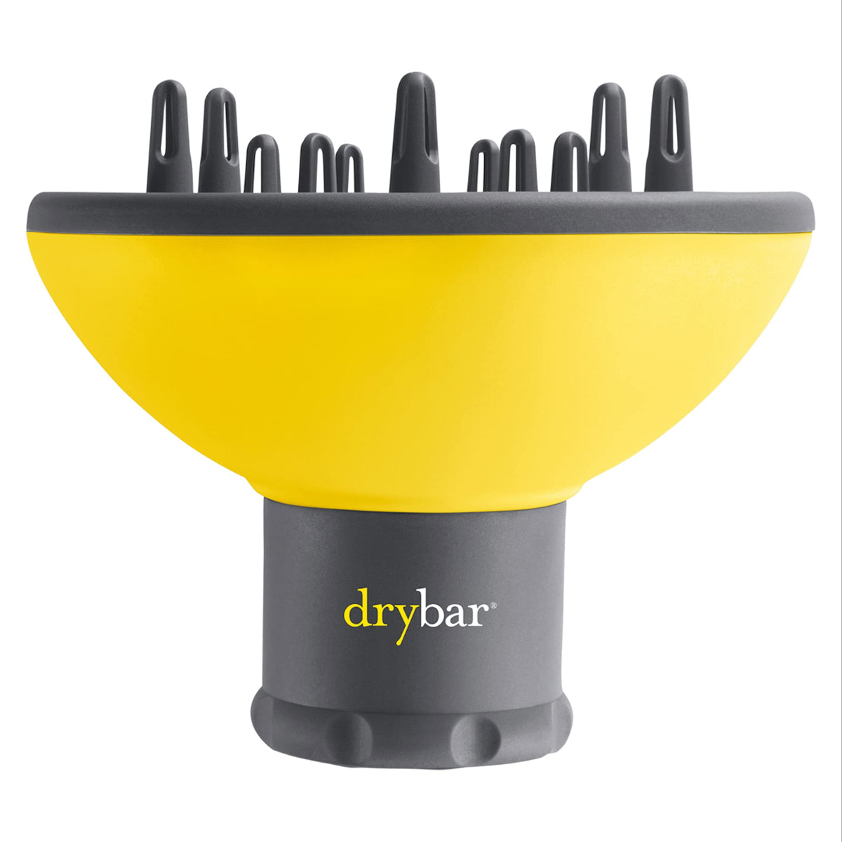 Drybar packaging and logo emphasizing premium brand and gift-ready presentation