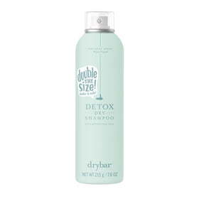 Drybar bottle front packaging showing product and jumbo size benefit