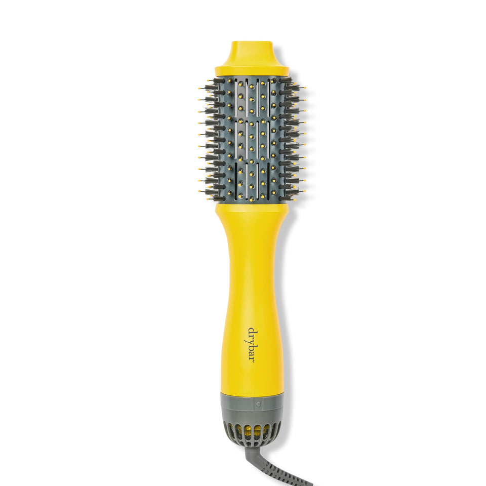 Drybar Double Shot front view showing oval brush for fast volumizing
