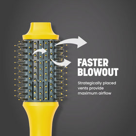 Drybar Double Shot side profile highlighting curved edges for smoothness
