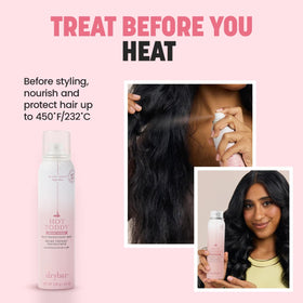 Drybar Hot Toddy nozzle close-up demonstrating even mist application benefit