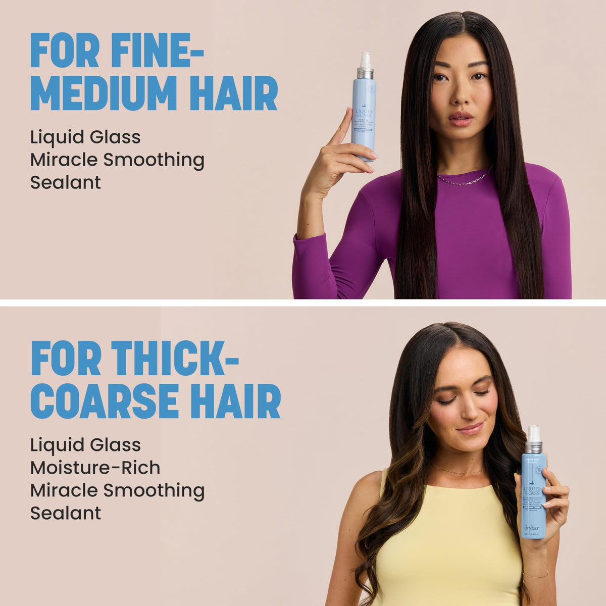 Drybar burdock root visual highlighting frizz-preventing benefit