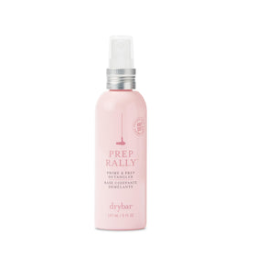 Drybar Prep Rally front bottle showing label and size benefit