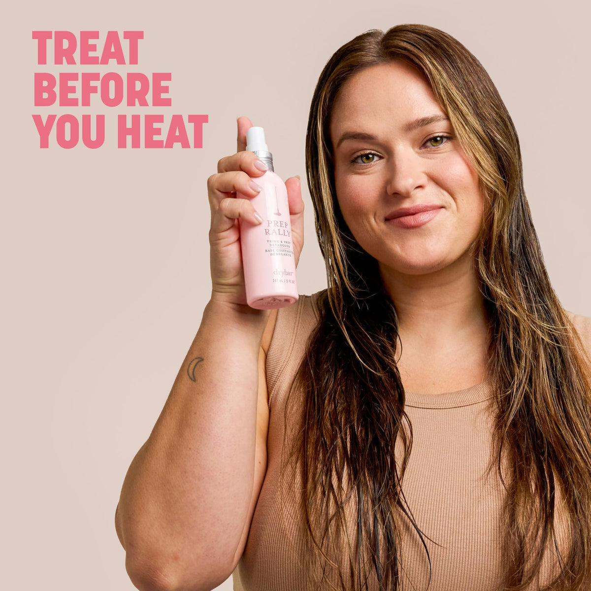 Drybar used during blow-dry showing ease of styling benefit