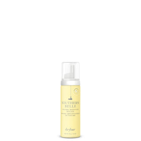 Drybar travel mousse front packaging showing product and branding for quick styling