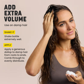 Drybar Southern Belle with pracaxi oil visual emphasizing smoothing properties and added shine