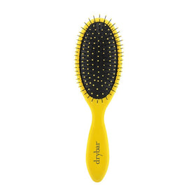 Drybar Super Lemon Drop front view showing ergonomic shape and soft-touch finish for comfortable grip