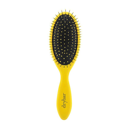 Drybar Super Lemon Drop front view showing ergonomic shape and soft-touch finish for comfortable grip