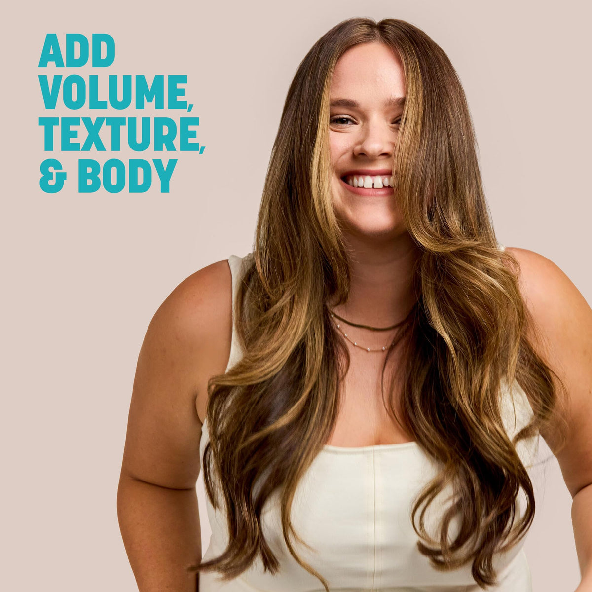 Drybar Triple Sec label detail highlighting minerals and fragrance notes